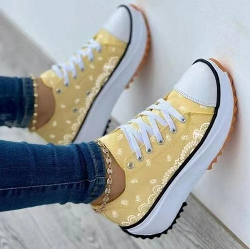 Cute Throwback Canvas Women Sneakers