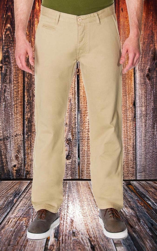 Men's Khaki Chino Pants