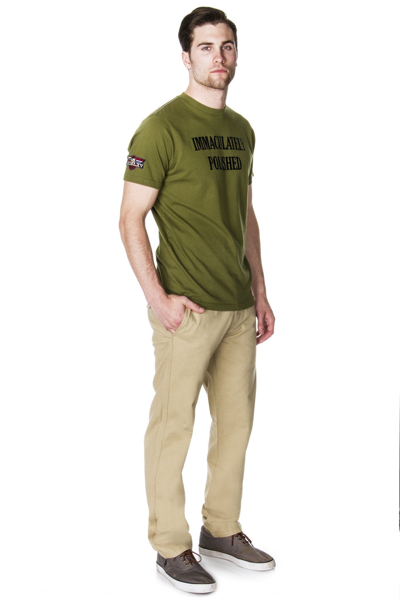 Men's Khaki Chino Pants